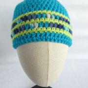 Le bonnet en laine bleu turquoise Trouville.