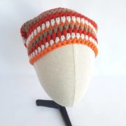 Le bonnet en laine rouge Morlaix.