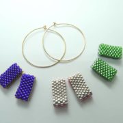 Les 3 paires de pendants des créoles Coline.